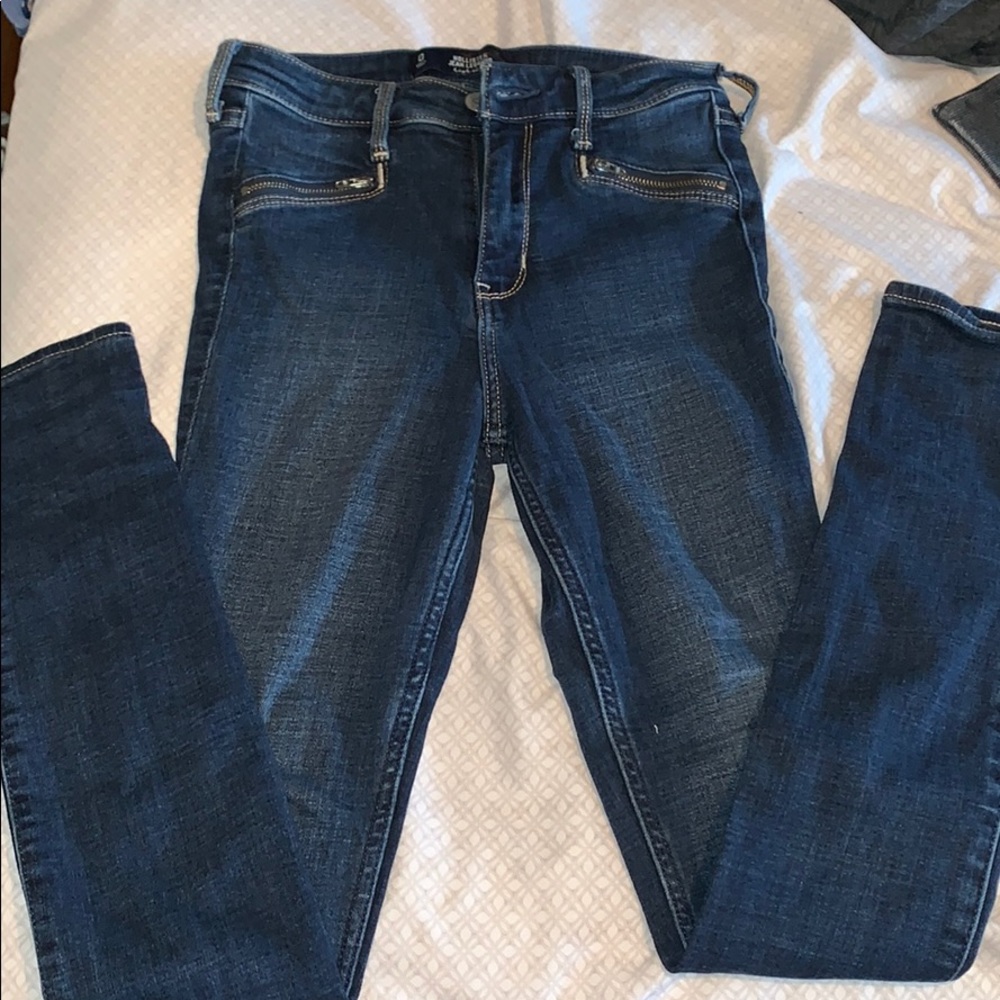 High rise hollister jeggings